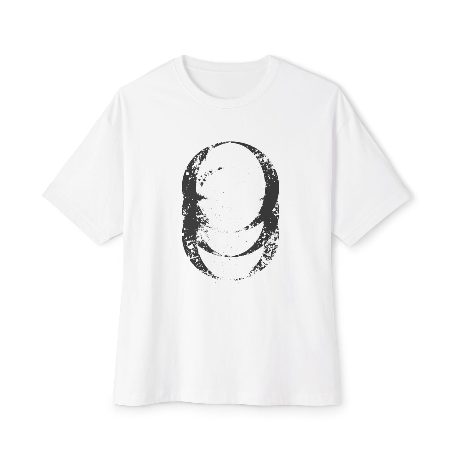 White & Black Logo T-Shirt